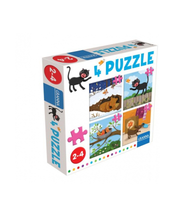 Puzzle z kotem gra 00406 GRANNA