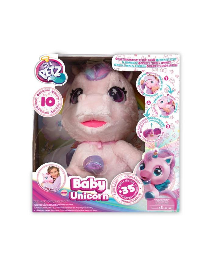 tm toys My Baby Club Petz Unicorn jasny różowy 093881SP główny