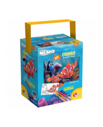 lisciani giochi Puzzle dwustronne w tubie 60el. 50x35cm Nemo. 86184 LISCIANI