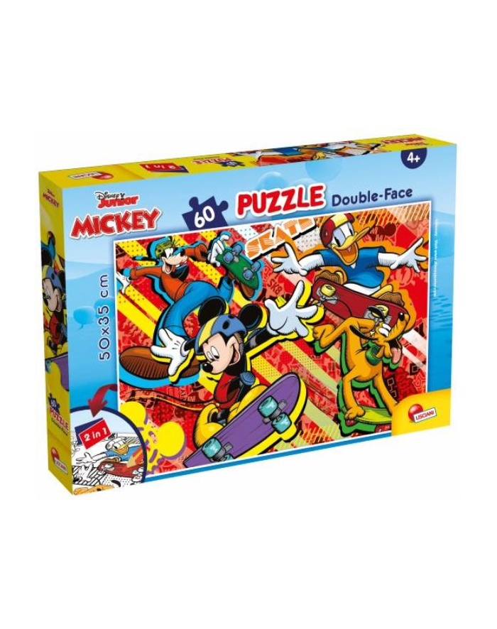 lisciani giochi Puzzle dwustronne 60el. 50x35cm Myszka Miki. 86535 LISCIANI główny