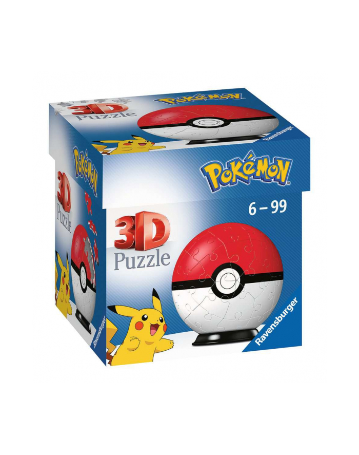 Puzzle kuliste 3D Pokemon. Kula czerwona 112562 RAVENSBURGER główny