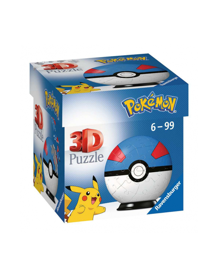 Puzzle kuliste 3D Pokemon. Kula niebieska 112654 RAVENSBURGER główny