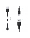 aukey CB-CA2 nylonowy kabel Quick Charge USB C-USB 3.1 | FCP | AFC | 2m | 5 Gbps | 3A | 60W PD | 20V - nr 5