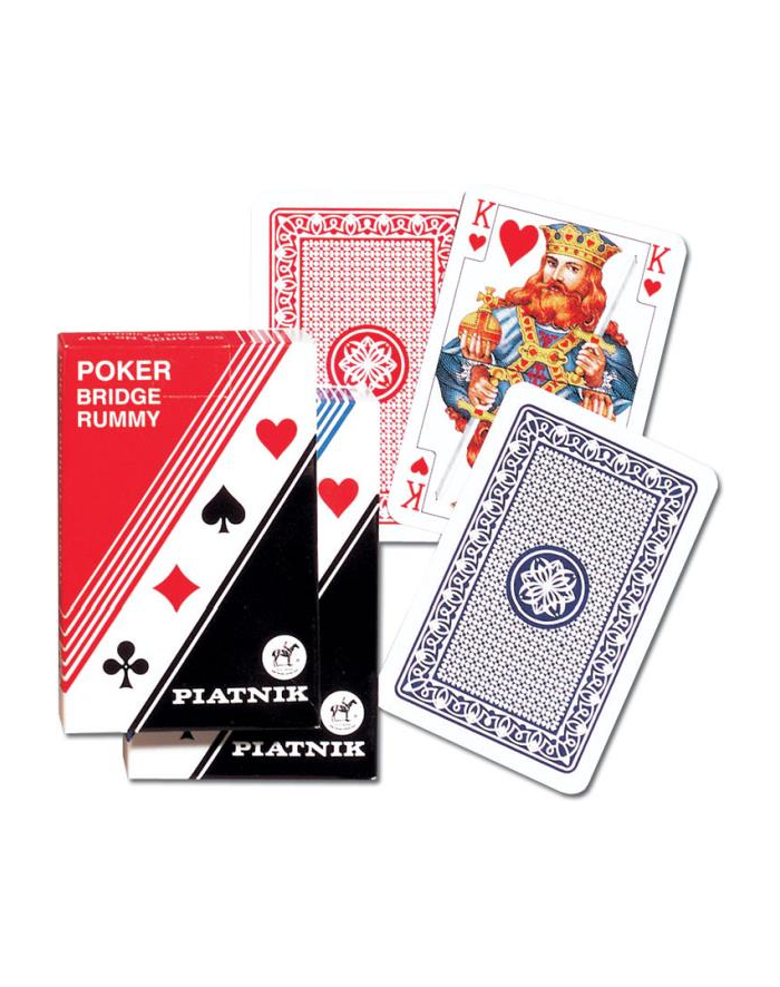 Karty pojedyncze '';Poker - Brydż''; Piatnik główny