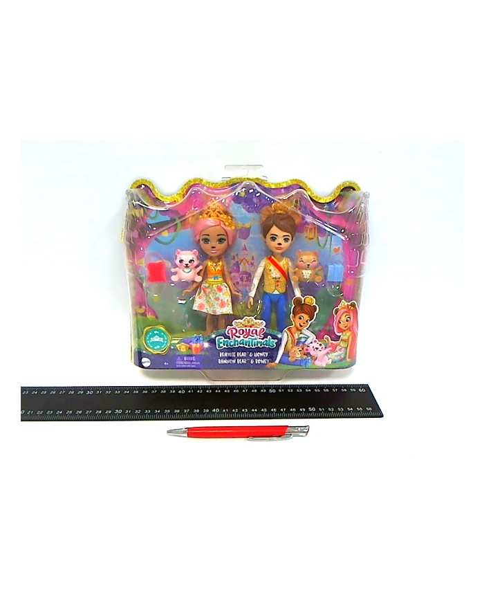 Enchantimals Królewskie Lalki Braylee 'amp; Bannon Bear 2-pak GYJ07 p4 MATTEL główny