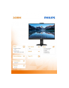 philips Monitor 243B9H 23.8 IPS HDMI DP USB-C Pivot - nr 7