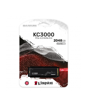 kingston Dysk SSD KC3000 2048GB PCIe 4.0 NVMe M.2