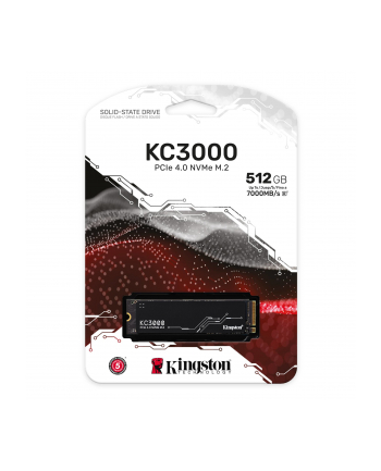 kingston Dysk SSD KC3000 512GB PCIe 4.0 NVMe M.2
