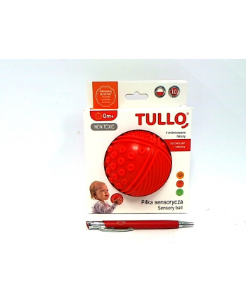 tullo Piłka sensoryczna 4 faktury czerwony 469 74699