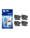 BROTHER 4-pack of Black Cyan Magenta and Yellow 200-page standard capacity ink cartridges for DCP-J1050DW MFC-J1010DW and DCP-J11 - nr 21