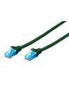 DIGITUS CAT 5e U-UTP patch cable PVC AWG 26/7 length 20m color green - nr 1