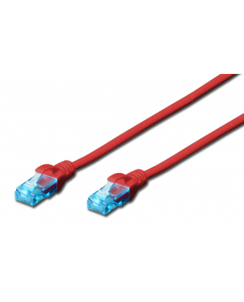 DIGITUS CAT 5e U-UTP patch cable PVC AWG 26/7 length 20m color red