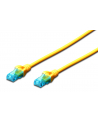 DIGITUS CAT 5e U-UTP patch cable PVC AWG 26/7 length 20m color yellow - nr 1