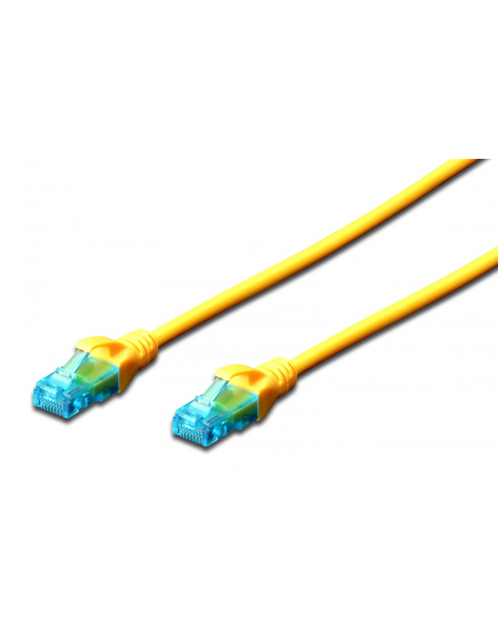 DIGITUS CAT 5e U-UTP patch cable PVC AWG 26/7 length 20m color yellow główny