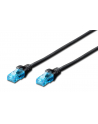 DIGITUS CAT 5e U-UTP patch cable PVC AWG 26/7 length 25m color Kolor: CZARNY - nr 1