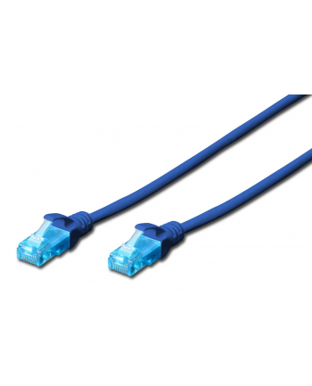 DIGITUS CAT 5e U-UTP patch cable PVC AWG 26/7 length 25m color blue