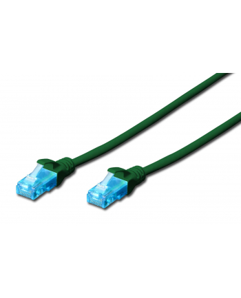 DIGITUS CAT 5e U-UTP patch cable PVC AWG 26/7 length 25m color green