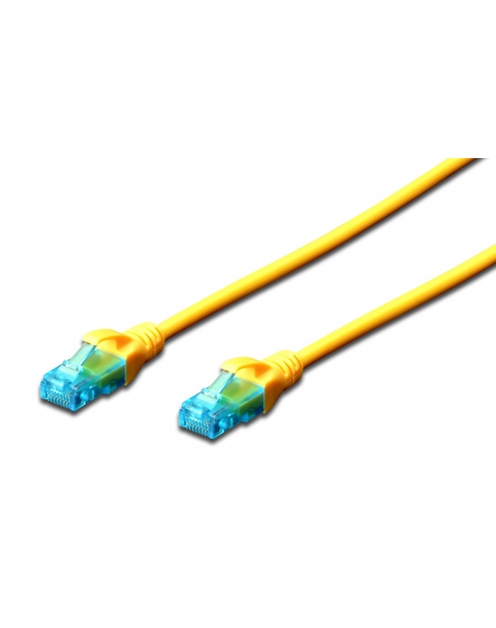 DIGITUS CAT 5e U-UTP patch cable PVC AWG 26/7 length 25m color yellow główny