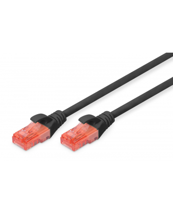 DIGITUS CAT 6 UTP patch cable PVC AWG 26/7 length 7m Color Kolor: CZARNY