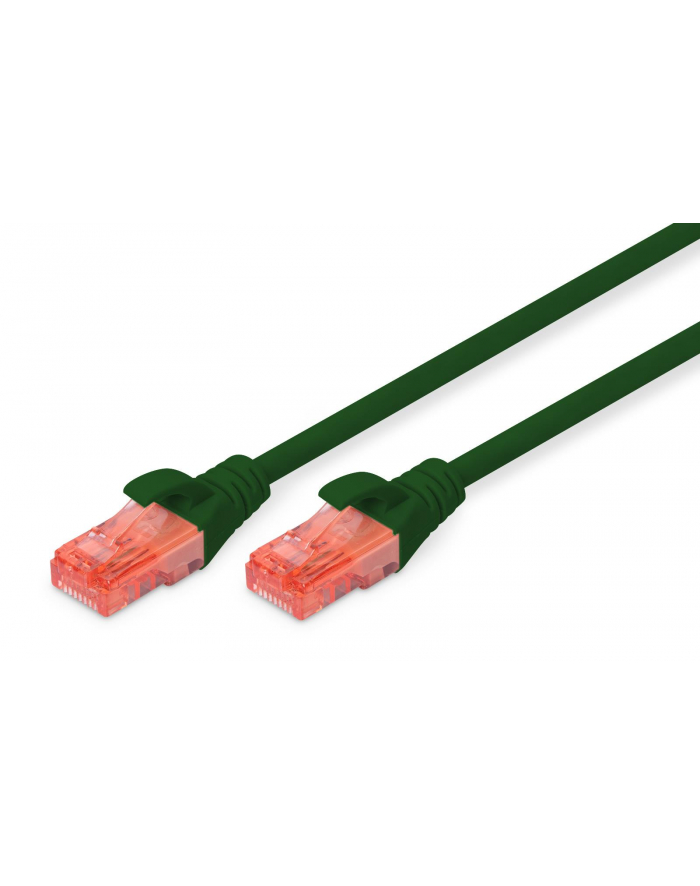 DIGITUS CAT 6 UTP patch cable PVC AWG 26/7 length 7m Color green główny
