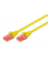 DIGITUS CAT 6 UTP patch cable PVC AWG 26/7 length 7m Color yellow - nr 1