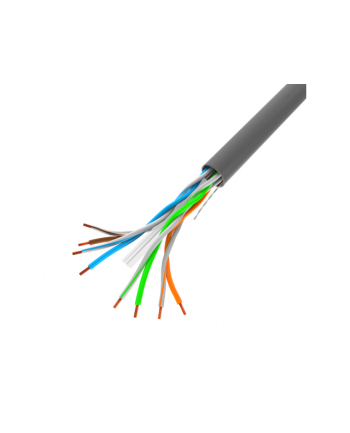 LANBERG LCU6-11CU-0305-S Lanberg kabel instalacyjny UTP, kat. 6, drut CU, 305m, szary