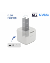 D-ELOCK M.2 Docking Station for 2xM.2 NVMe PCIe SSD with Clone function - nr 1