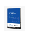 western digital WD Blue Mobile 500GB HDD 5400rpm SATA serial ATA 6Gb/s 128MB cache 2.5inch RoHS compliant intern Bulk - nr 10
