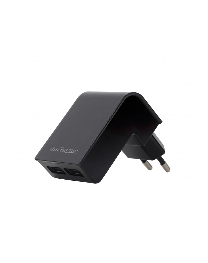 GEMBIRD EG-U2C2A-CAR-02 2-port USB car charger 2.1 A Kolor: CZARNY główny
