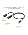 TECHLY HDMI to Displayport Converter Adapter with USB 4K 60Hz - nr 4