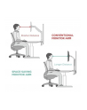TECHLY Desk stand for 17-32inch monitor with Gas Spring White Silver - nr 24
