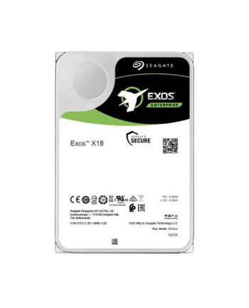 SEAGATE Exos X18 12TB HDD SATA 7200RPM 256MB cache 512e/4Kn BLK