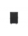 LANBERG free standing rack 19inch cabinet 15U 600x600 glass door LCD flat pack Kolor: CZARNY - nr 12