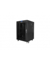 LANBERG free standing rack 19inch cabinet 15U 600x600 glass door LCD flat pack Kolor: CZARNY - nr 24