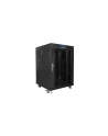 LANBERG free standing rack 19inch cabinet 15U 600x600 glass door LCD flat pack Kolor: CZARNY - nr 26