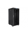 LANBERG free standing rack 19inch cabinet 27U 600x800 glass door LCD flat pack Kolor: CZARNY - nr 19