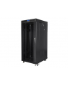 LANBERG free standing rack 19inch cabinet 27U 600x800 glass door LCD flat pack Kolor: CZARNY - nr 21