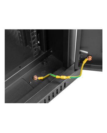 LANBERG free standing rack 19inch cabinet 42U 800x1000 glass door LCD flat pack Kolor: CZARNY