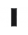LANBERG free standing rack 19inch cabinet 47U 800x1000 glass door LCD flat pack Kolor: CZARNY - nr 12