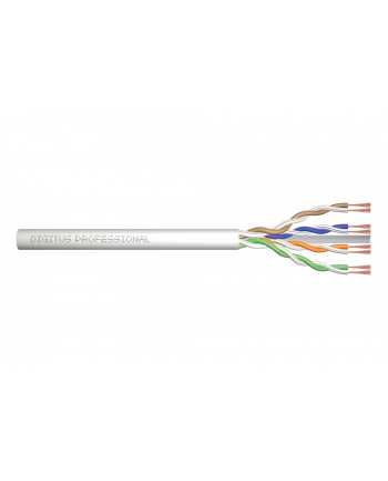 DIGITUS CAT 6 U-UTP patch cable raw length 305m paper box AWG 26/7 LSZH simplex color grey nr 2