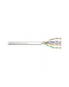 DIGITUS CAT 6 U-UTP patch cable raw length 305m paper box AWG 26/7 LSZH simplex color grey - nr 2