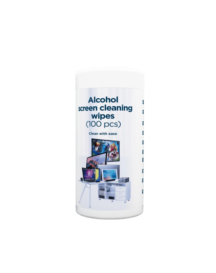 GEMBIRD CK-AWW100-01 Alcohol screen cleaning wipes 100 pcs główny