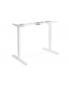 DIGITUS Electrically Height-Adjustable Table Frame Height 62-128cm for Tabletop up to 200cm Kolor: BIAŁY - nr 18