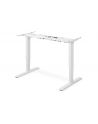 DIGITUS Electrically Height-Adjustable Table Frame Height 62-128cm for Tabletop up to 200cm Kolor: BIAŁY - nr 1