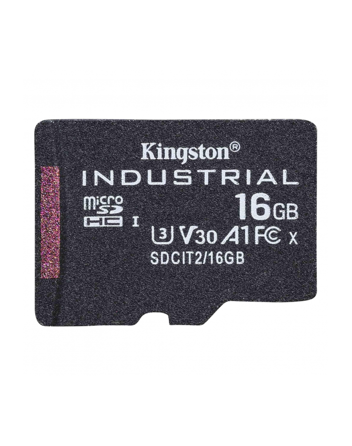 KINGSTON 16GB microSDHC Industrial C10 A1 pSLC Card Single Pack w/o Adapter główny