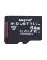 KINGSTON 64GB microSDXC Industrial C10 A1 pSLC Card Single Pack w/o Adapter - nr 1