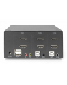 DIGITUS KVM Switch 2x2 HDMI 2-Port Dual Display 4K/30Hz FreeSync - nr 54