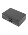 DIGITUS KVM Switch 2x1 HDMI 2-Port Single Display 4K/30Hz FreeSync - nr 1