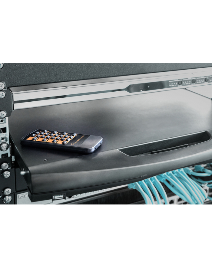 DIGITUS DS-43308 4x4 HDMI Matrix Switch 19inch 4K/60Hz silver/Kolor: CZARNY główny