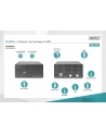 DIGITUS KVM Switch 2x2 HDMI 2-Port Dual Display 4K/30Hz FreeSync - nr 50